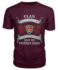Clan MacCoon Family Tartan 2D T-ShirtRP17 MacCoon Tartan 2D T-Shirt Tartan T-Shirt Maroon S MacCoon Tartan 2D T-Shirt