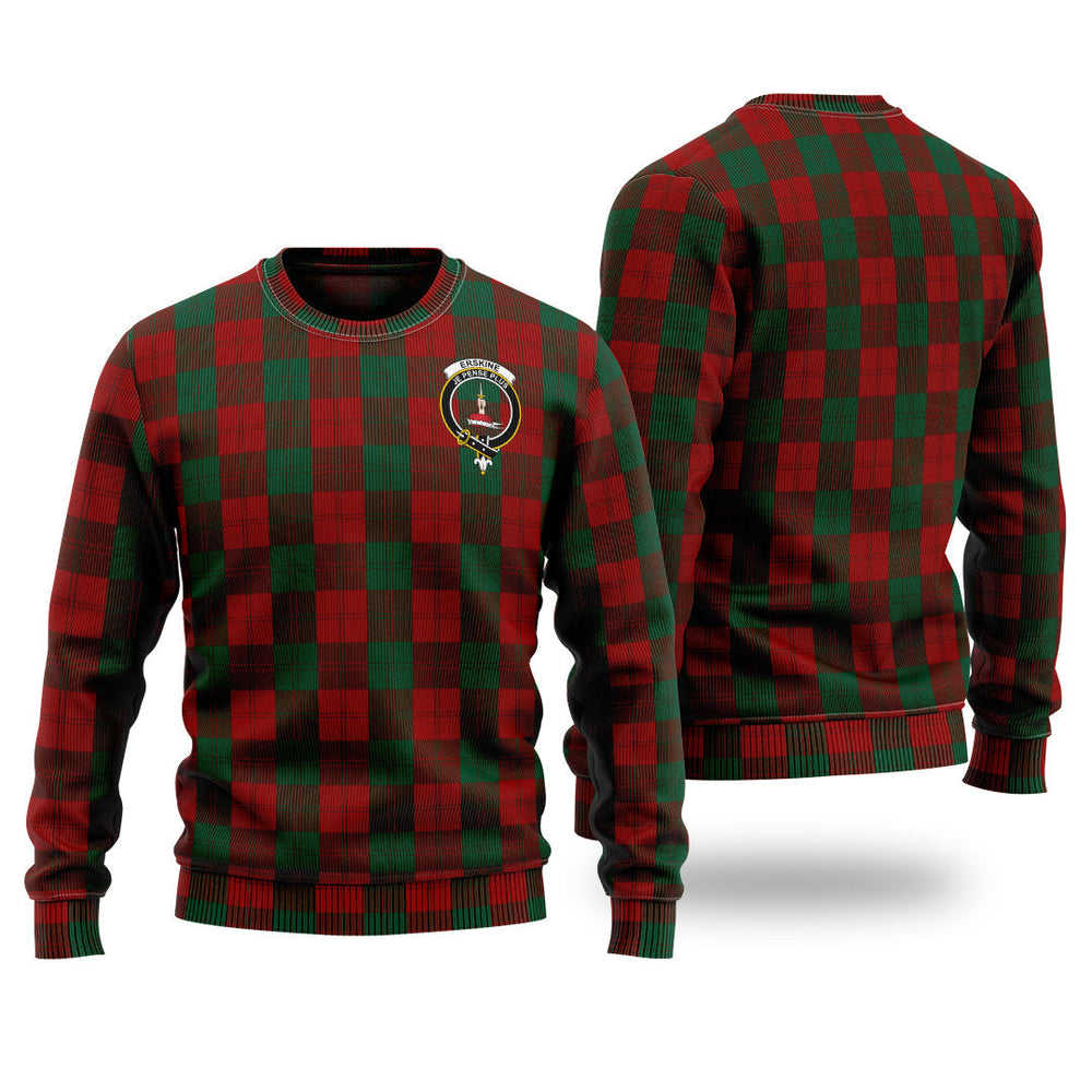 Clan Erskine Tartan Christmas Ugly Sweater XD60 Erskine Tartan Tartan Sweater