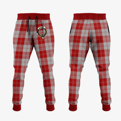 Clan Erskine Red Tartan Crest Jogger Sweatpants US31 Clan Erskine Tartan Today