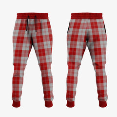 Clan Erskine Red Tartan Crest Jogger Sweatpants US31 Clan Erskine Tartan Today