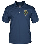 Clan Mackenzie Family Crest Polo T-Shirt VS VA90 Mackenzie Tartan VS Tartan Polo