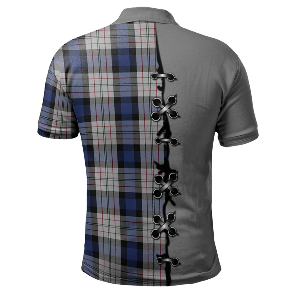 Clan Ferguson Dress Tartan Polo Shirt - Lion Rampant And Celtic Thistle Style WJ46 Ferguson Dress Tartan Tartan Polo