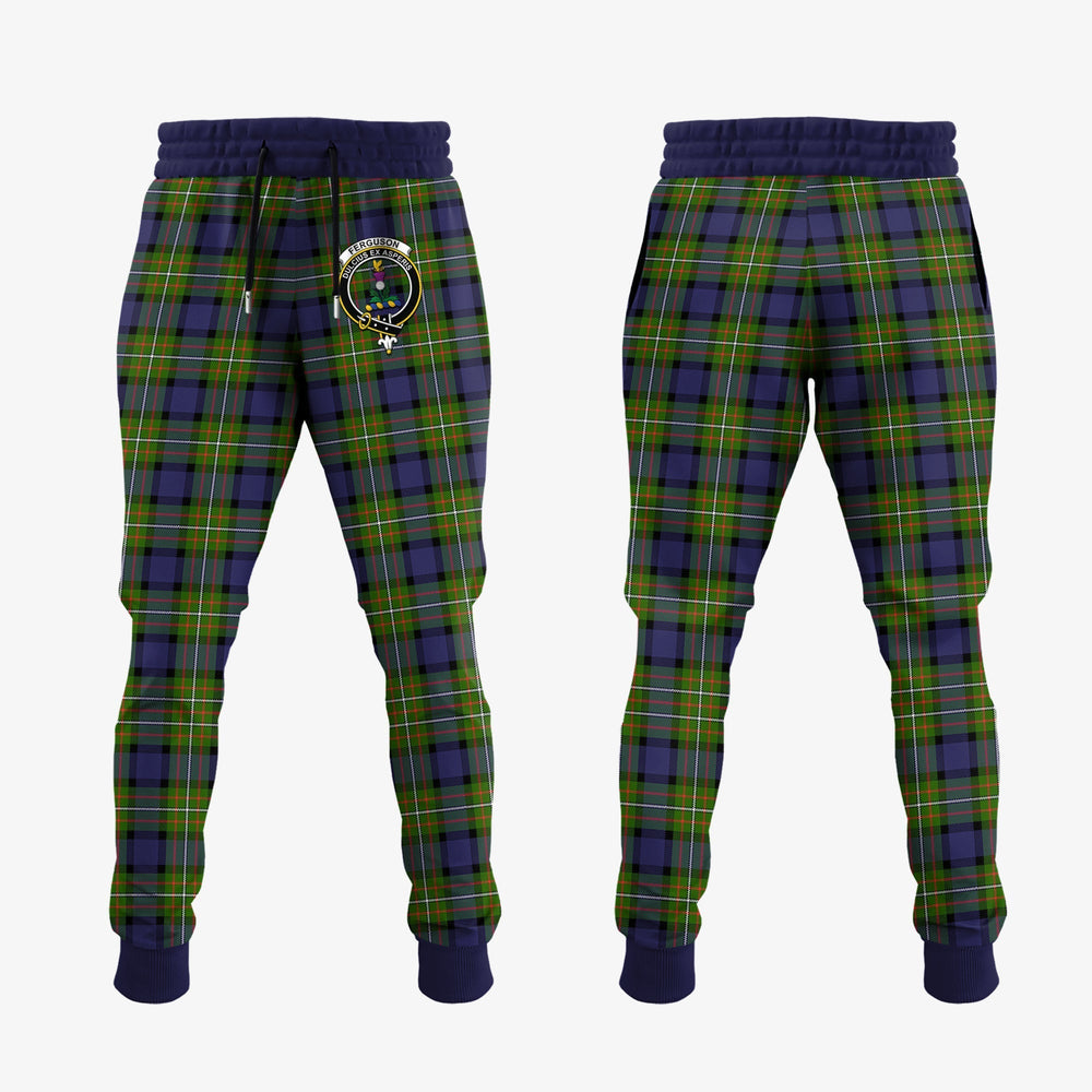 Clan Ferguson Modern Tartan Crest Jogger Sweatpants IJ15 Clan Hall Tartan Today