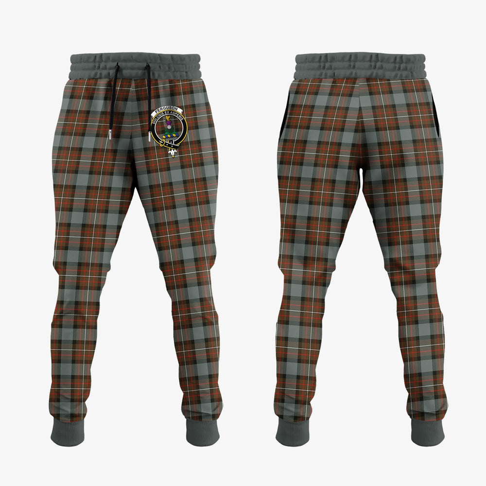 Clan Ferguson Weathered Tartan Crest Jogger Sweatpants SK14 Clan Hall Tartan Today