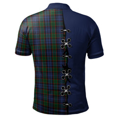 Clan Fletcher Tartan Polo Shirt - Lion Rampant And Celtic Thistle Style MT63 Fletcher Tartan Tartan Polo