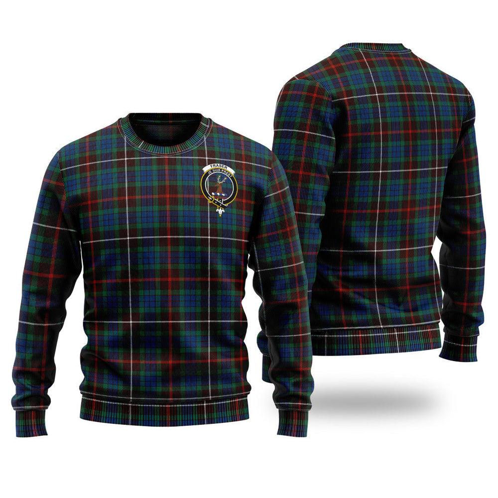 Clan Fraser Hunting Ancient Tartan Christmas Ugly Sweater BL11 Fraser Hunting Ancient Tartan Tartan Sweater