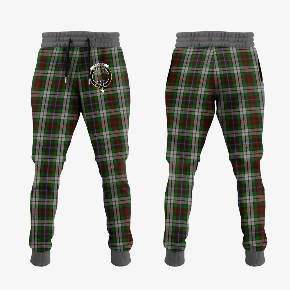 Clan Fraser Hunting Dress Tartan Crest Jogger Sweatpants BJ99 Clan Fraser Tartan Today
