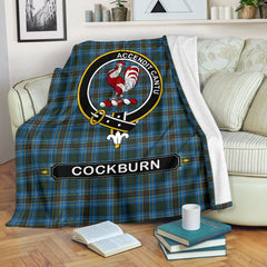 Clan Cockburn Family Tartan Crest Blanket 3 Sizes KK92 Clan Cockburn Tartan Today