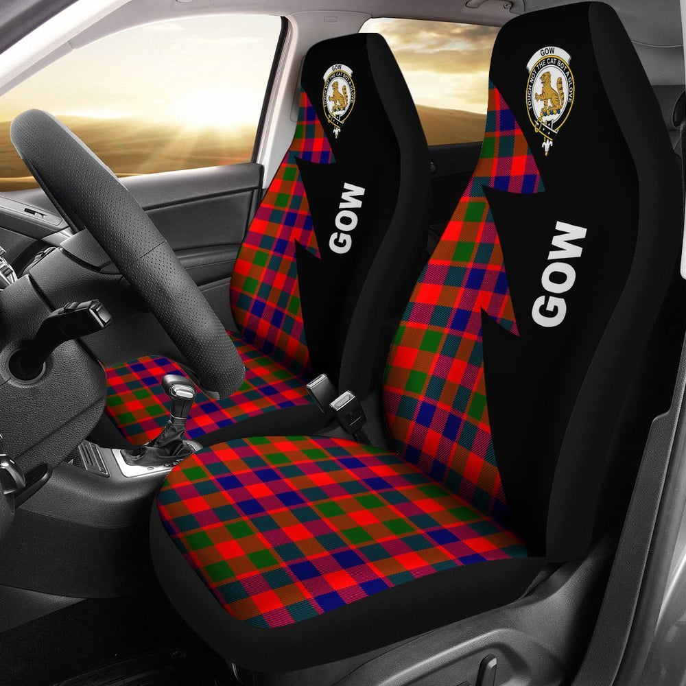 Clan Gow or McGouan Tartan Crest Car seat Cover ID35 Clan Gow Tartan Today