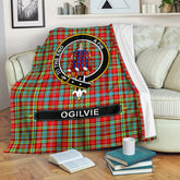 Clan Ogilvie Family Tartan Crest BlanketsUU90 Clan Ogilvie Tartan Today