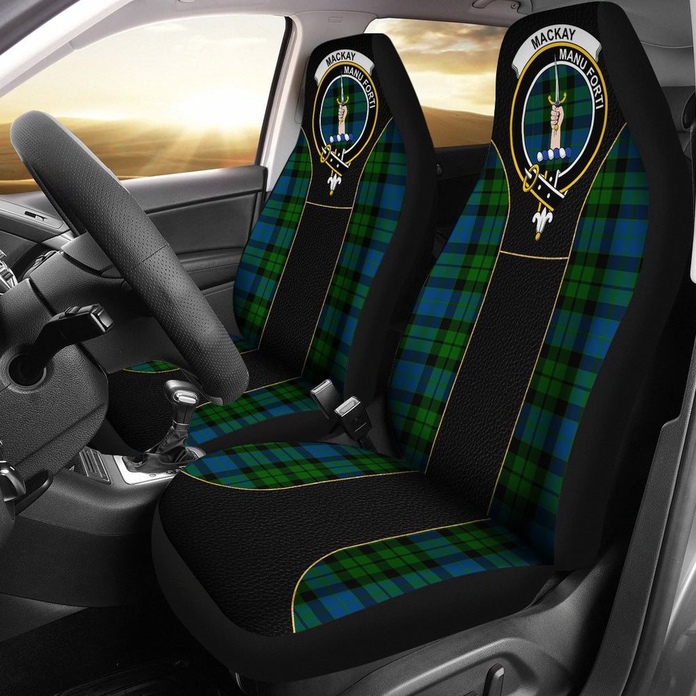Clan Clan MacKay Modern Tartan Crest Car Seat Cover Special VersionIX60 Clan MacKay Tartan Today