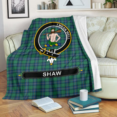 Clan Shaw (of Sauchie) Tartan Crest BlanketsHY50 Clan Shaw Tartan Today
