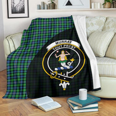 Clan Murray of Atholl Ancient Tartan Crest Blanket Wave Style FP50 Clan Murray Tartan Today