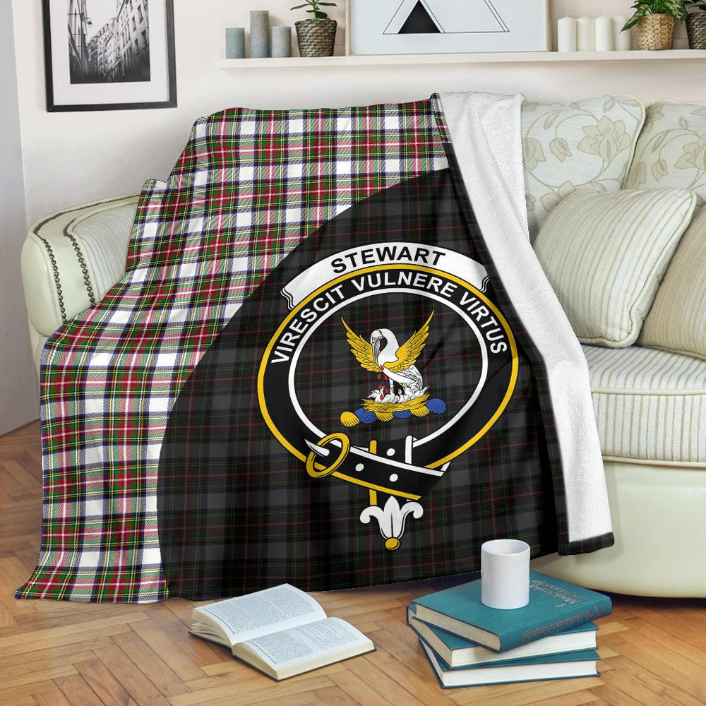 Clan Stewart Dress Modern Tartan Crest Blanket 3 Sizes TF20 Clan Stewart Tartan Today