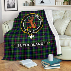 Clan Sutherland Tartan Crest BlanketsCM29 Clan Sutherland Tartan Today