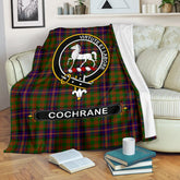 Clan Cochrane Family Tartan Crest BlanketsCE29 Clan Cochrane Tartan Today