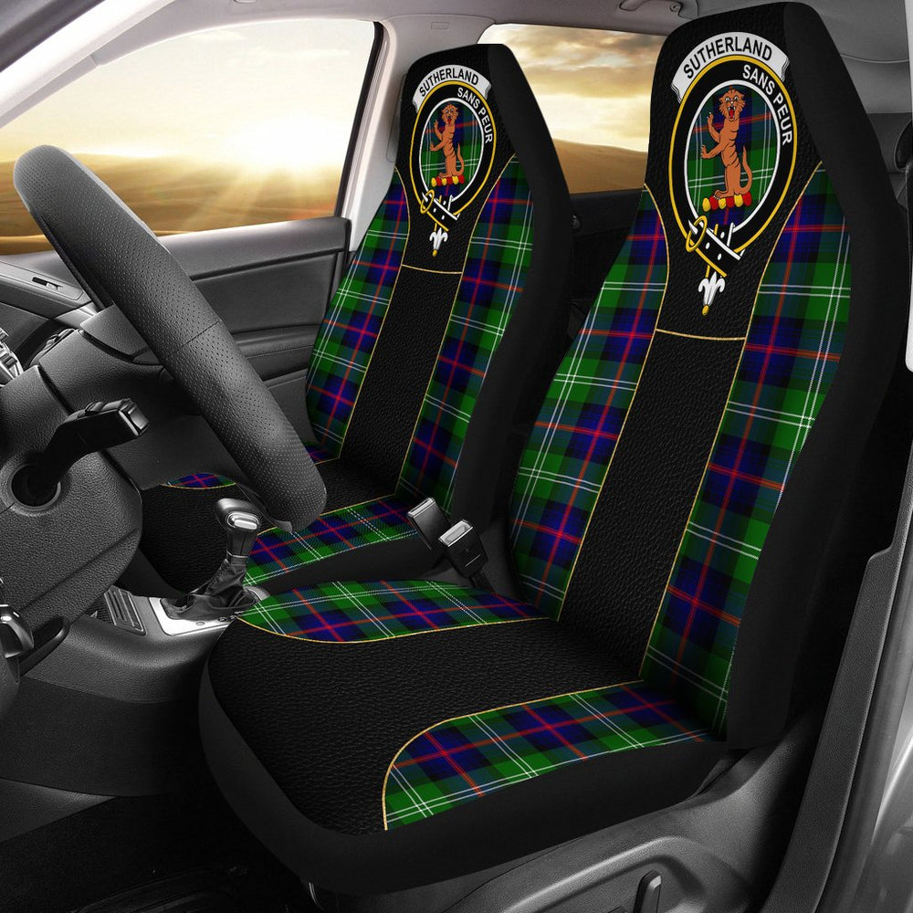 Clan Sutherland Tartan Crest Car Seat Cover Special VersionHL51 Clan Sutherland Tartan Today