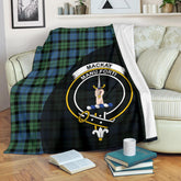 Clan MacKay Ancient Tartan Crest Blanket Wave Style VG52 Clan MacKay Tartan Today