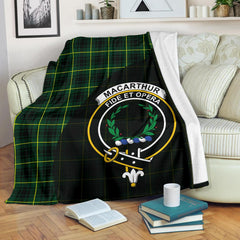 Clan MacArthur Modern Tartan Crest BlanketsGN79 Clan MacArthur Tartan Today