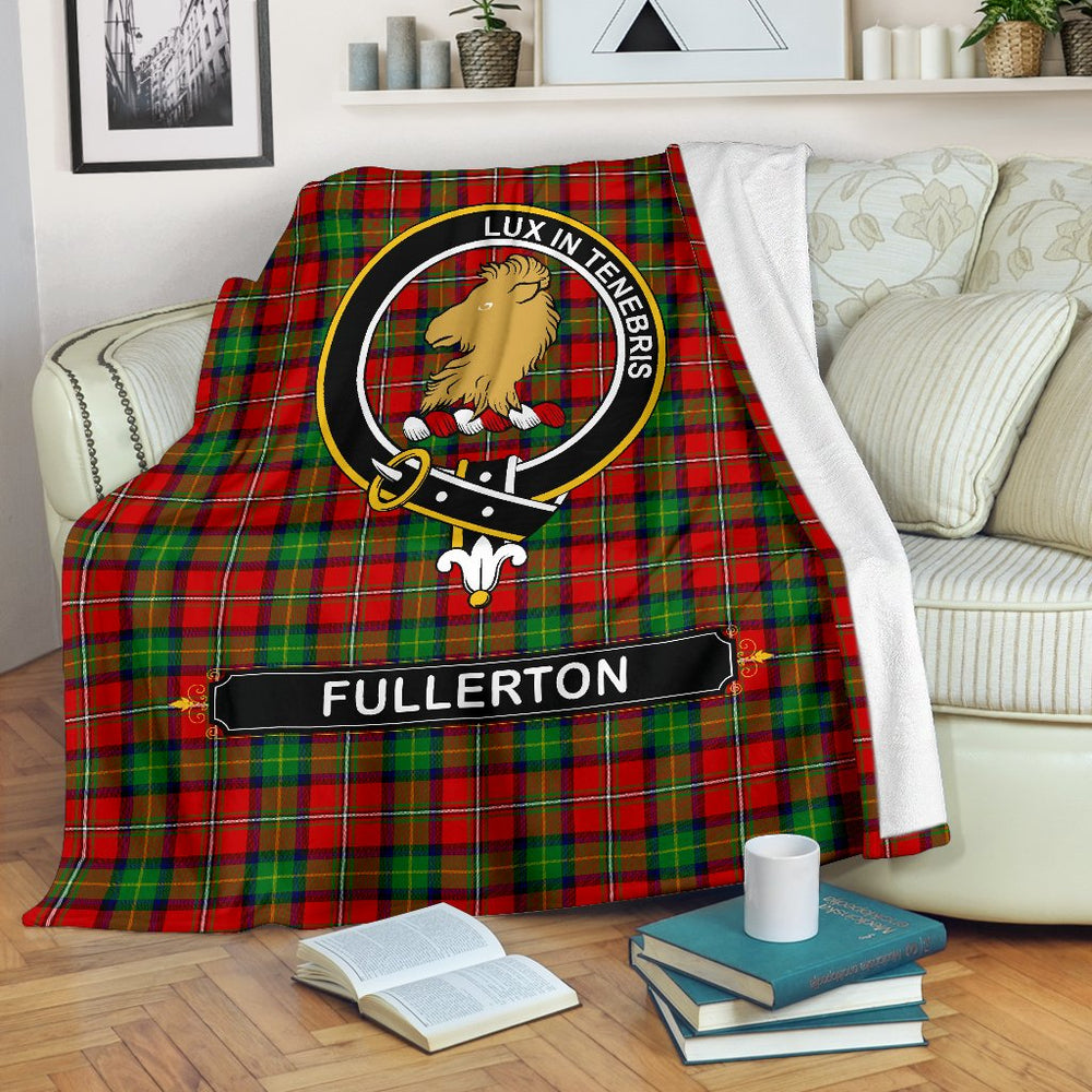 Clan Fullerton Family Tartan Crest BlanketsDS63 Clan Fullarton/Fullerton Tartan Today