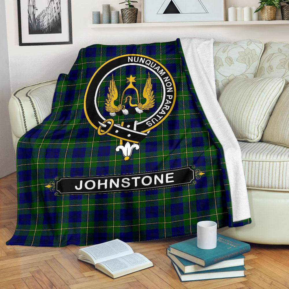 Clan Johnstone Family Tartan Crest BlanketsYA95 Clan Johnstone Tartan Today