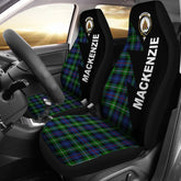 Clan Mackenzie Family Modern Tartan Crest Car Seat Cover - Flash StyleCS18 Clan MacKenzie Clan MacKenzie