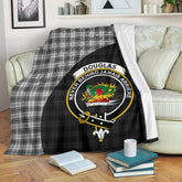Clan Douglas Grey Modern Tartan Crest Blanket Wave Style GG98 Clan Douglas Tartan Today