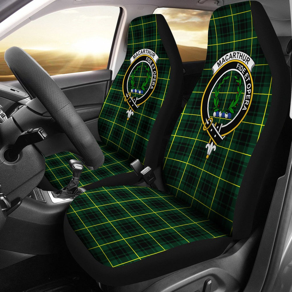 Clan MacArthur Tartan Crest Car Seat Cover TQ59 Clan MacArthur Tartan Today