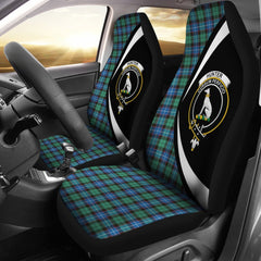 Clan Hunter Ancient Tartan Crest Circle Car Seat Cover RF35 Clan Hunter Tartan Today