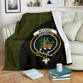 Clan Maxwell Family Tartan Crest Blanket 3 Sizes GH63 Clan Maxwell Tartan Today