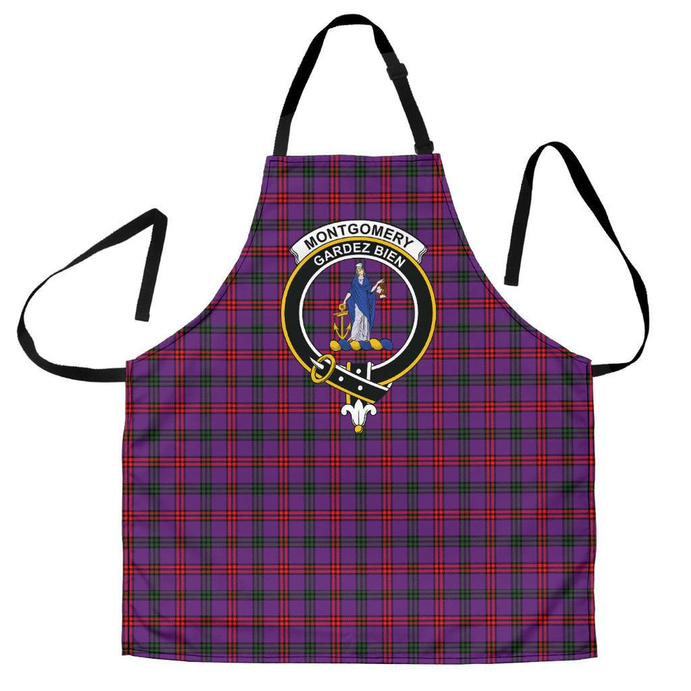 Clan Montgomery Modern Tartan Crest Apron IW13 Clan Montgomery Tartan Today