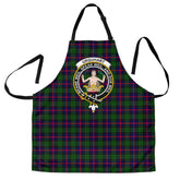 Clan Urquhart Modern Tartan Crest Apron LP15 Clan Urquhart Tartan Today