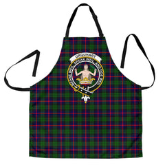 Clan Urquhart Modern Tartan Crest Apron LP15 Clan Urquhart Tartan Today