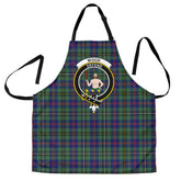Clan Wood Modern Tartan Crest Apron ON90 Clan Wood Tartan Today