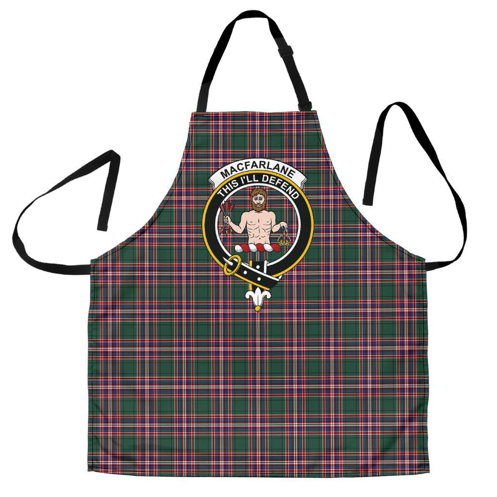 Clan MacFarlane Hunting Modern Tartan Crest Apron ZP37 Clan MacFarlane Tartan Today