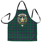 Clan Urquhart Broad Red Ancient Tartan Crest Apron GF87 Clan Urquhart Tartan Today