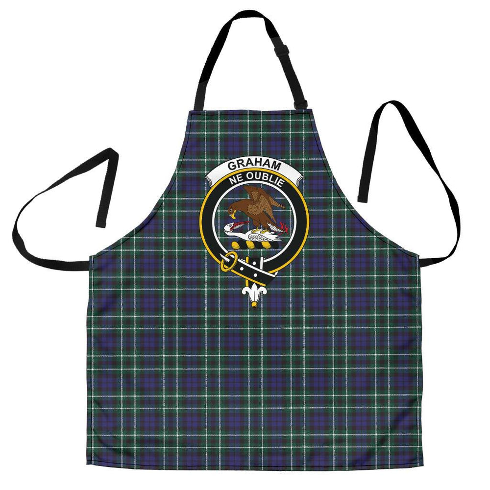 Clan Graham of Montrose Modern Tartan Crest Apron AD59 Clan Rose Tartan Today