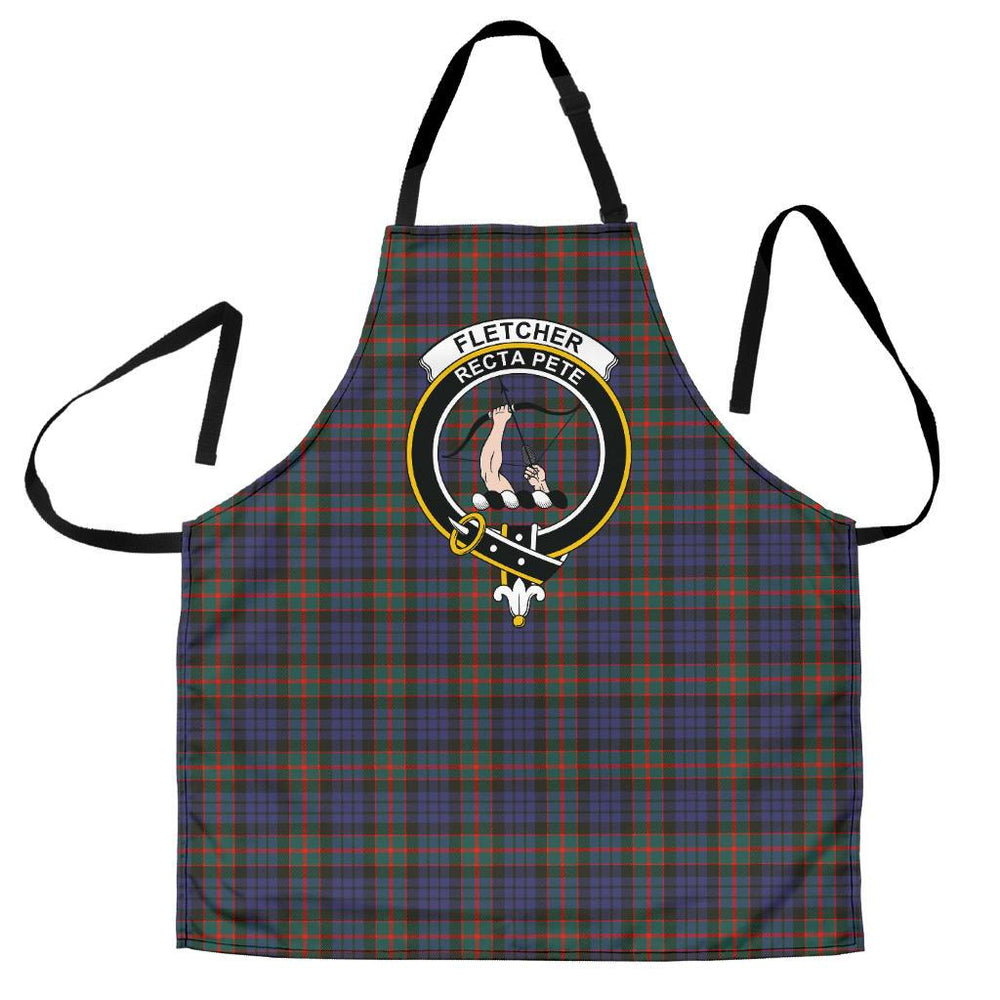 Clan Fletcher of Dunans Tartan Crest Apron DE75 Clan Fletcher Tartan Today