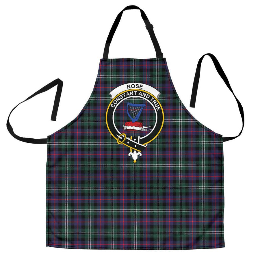 Clan Rose Hunting Modern Tartan Crest Apron
