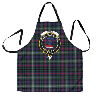 Clan Rose Hunting Modern Tartan Crest Apron