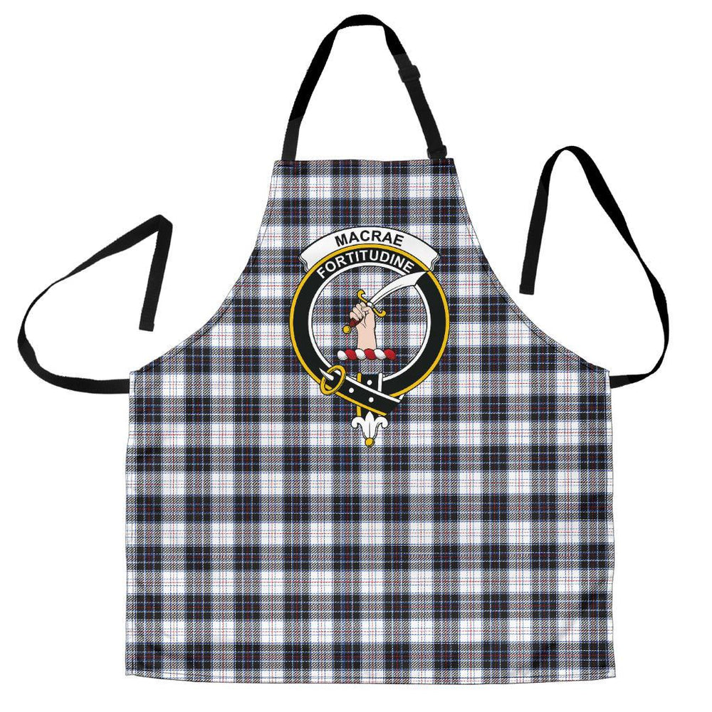 Clan MacRae Dress Modern Tartan Crest Apron FX14 Clan MacRae Tartan Today