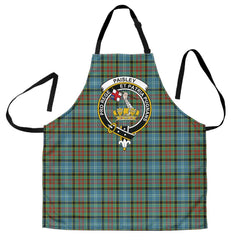 Clan Paisley District Tartan Crest Apron EU79 Clan Paisley Tartan Today