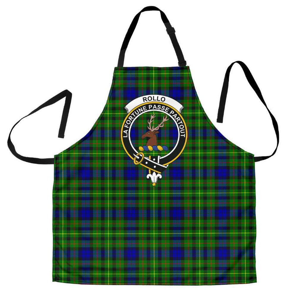Clan Rollo Modern Tartan Crest Apron HS10 Clan Rollo Tartan Today