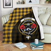 Clan MacLeod of Lewis Ancient Tartan Crest Blanket Wave Style ZG22 Clan Hall Tartan Today