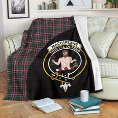 Clan MacFarlane Hunting Modern Tartan Crest Blanket Wave Style HK51 Clan MacFarlane Tartan Today