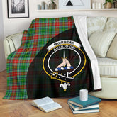 Clan Muirhead Tartan Crest Blanket Wave Style GC53 Clan Muir_More Tartan Today
