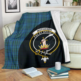 Clan Matheson Hunting Ancient Tartan Crest Blanket Wave Style WZ98 Clan Matheson Tartan Today