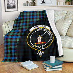 Clan Guthrie Ancient Tartan Crest Blanket Wave Style YM98 Clan Guthrie Tartan Today