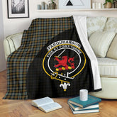 Clan Farquharson Weathered Tartan Crest Blanket Wave Style DO77 Clan Farquharson Tartan Today