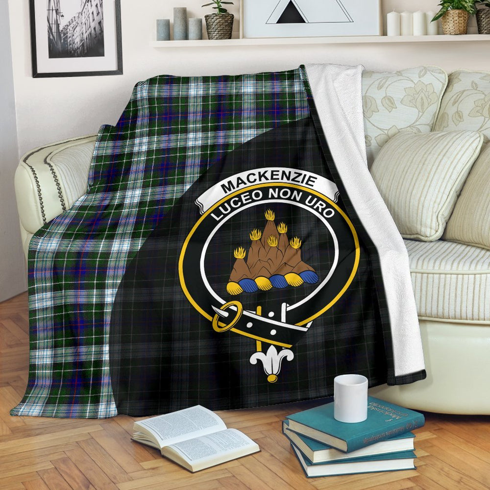Clan MacKenzie Dress Tartan Crest Blanket Wave Style VX98 Clan MacKenzie Clan MacKenzie